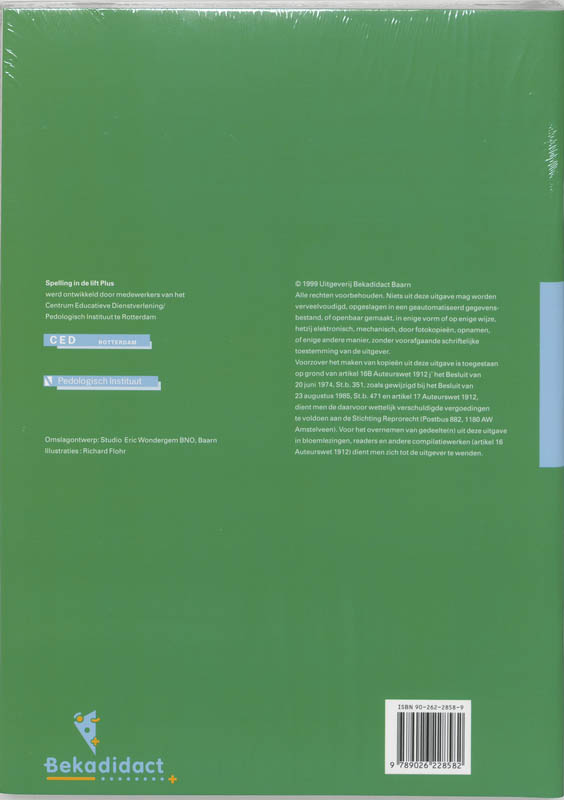 Achterkant van Werkboek