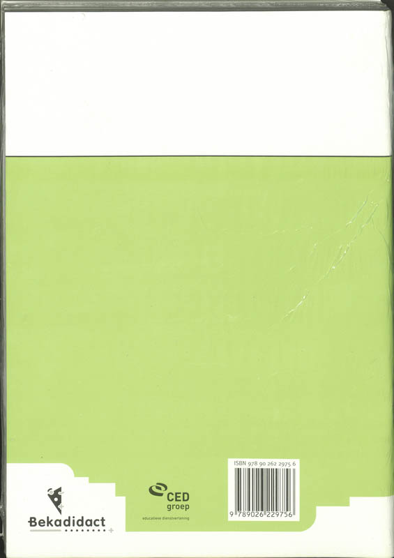 Achterkant van Werkboek B