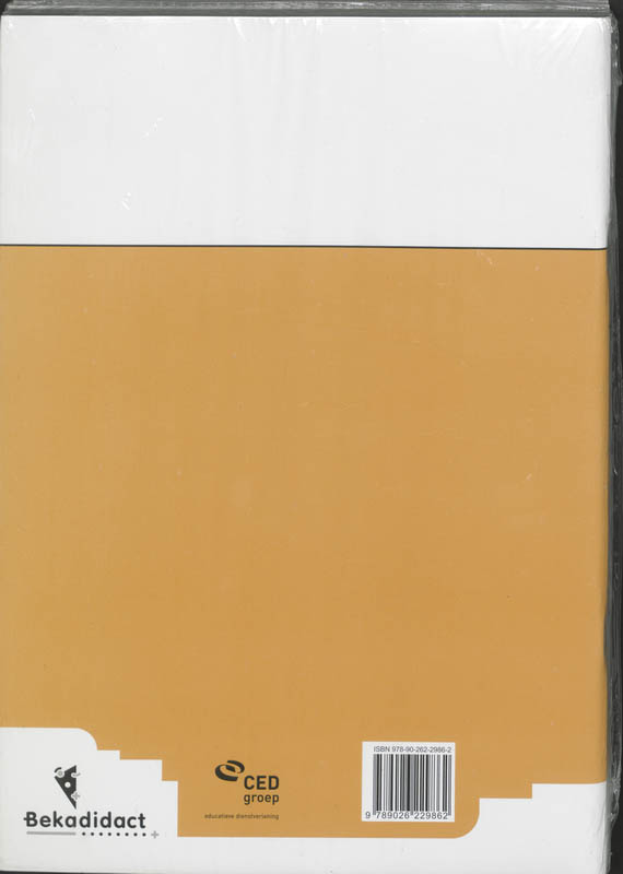 Achterkant van Werkboek B