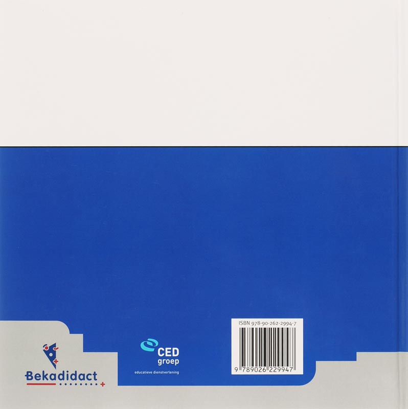Achterkant van Leerlingenboek A
