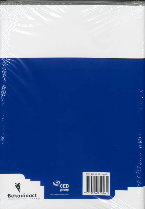 Achterkant van Werkboek A