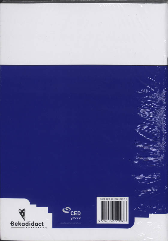 Achterkant van Werkboek B