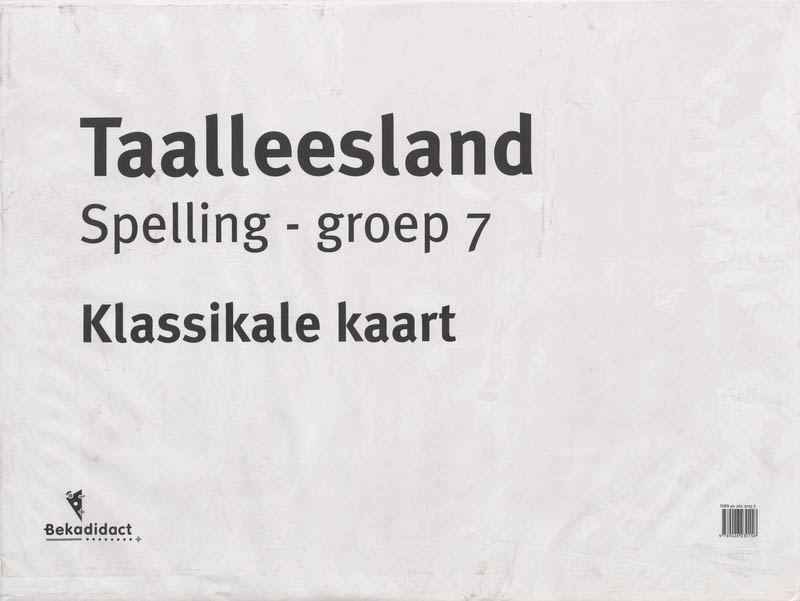 Achterkant van Klassikale kaart groep 7