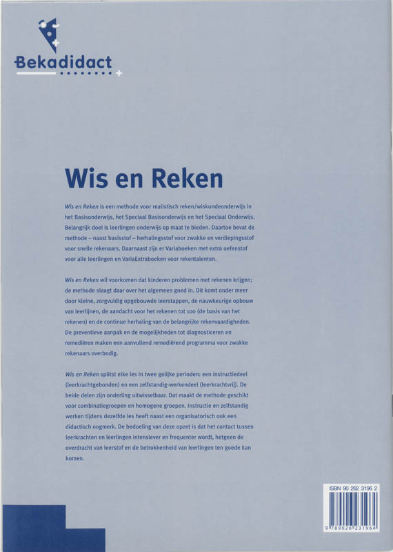 Achterkant van De Leerlijnen