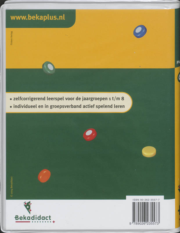 Achterkant van Groep 4/5 tafels 1-10