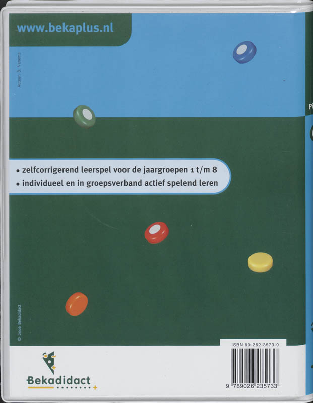 Achterkant van Taal/lezen 1C groep 3
