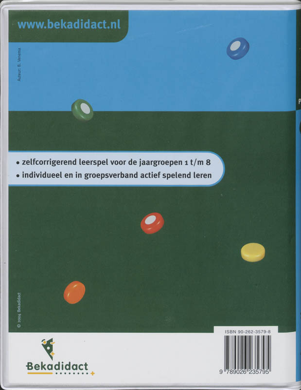 Achterkant van Opdrachtkaarten