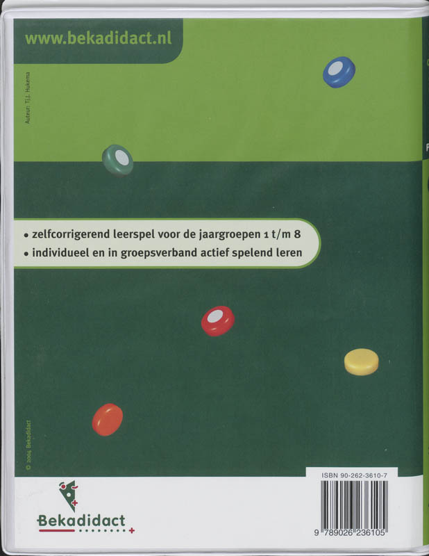 Achterkant van Verkeer en veiligheid