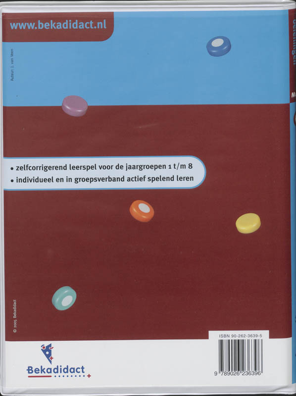 Achterkant van Opdrachtkaarten