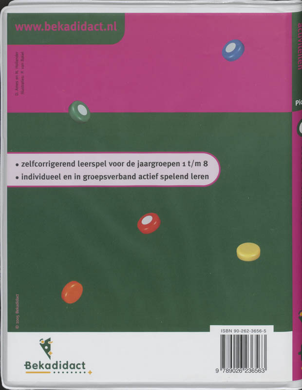 Achterkant van Opdrachtkaarten