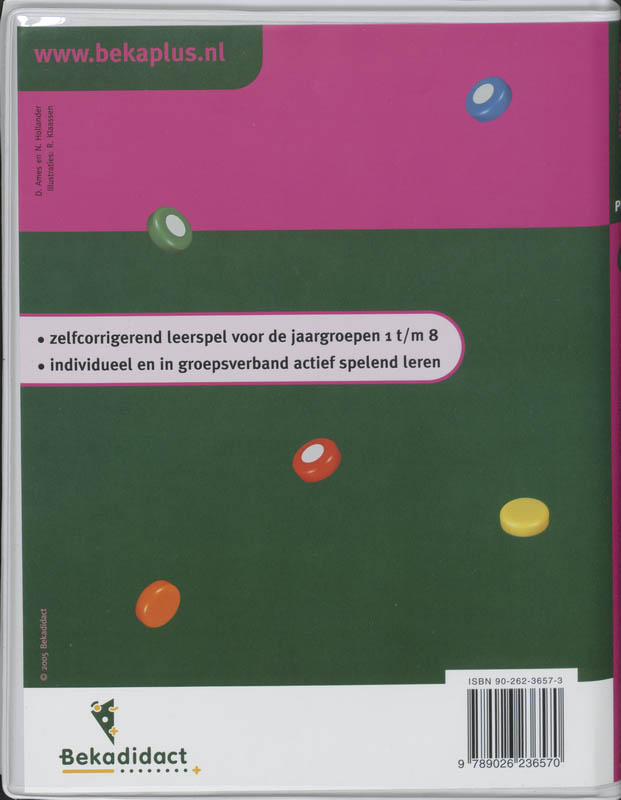 Achterkant van Opdrachtkaarten