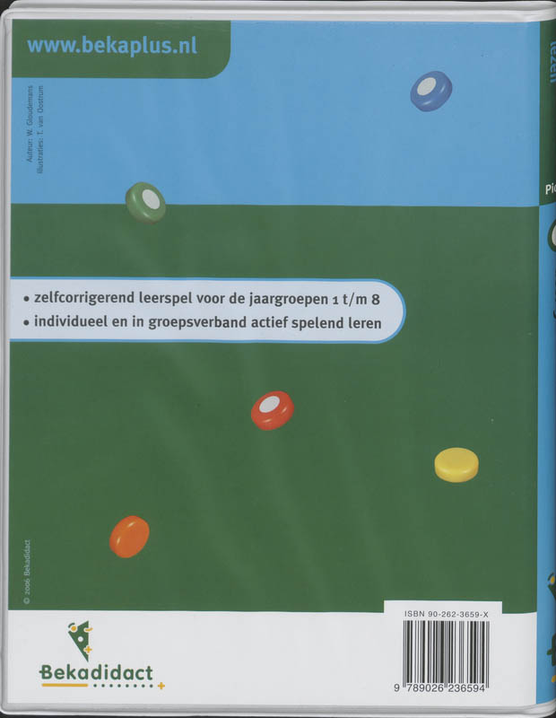 Achterkant van Opdrachtkaarten