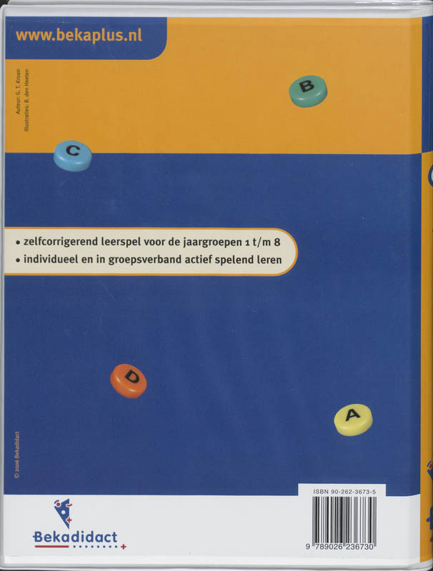 Achterkant van Opdrachtkaarten