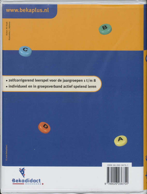 Achterkant van Opdrachtkaarten