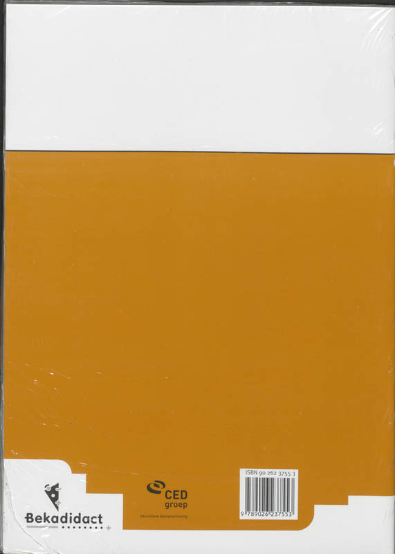 Achterkant van Toetsboek