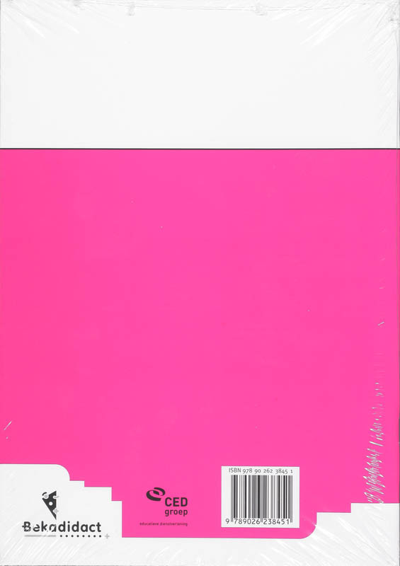 Achterkant van Toetsboek