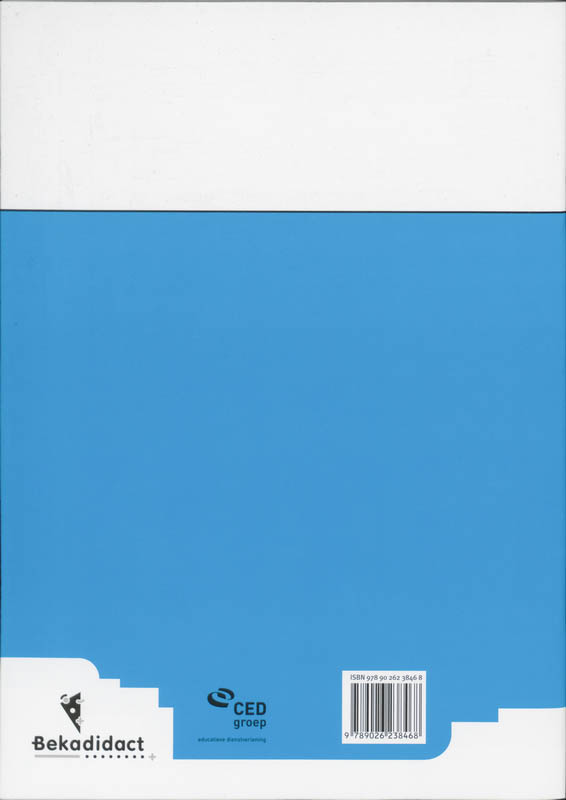 Achterkant van Toetsboek