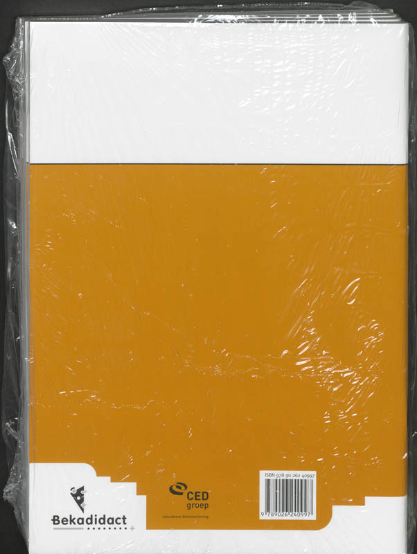 Achterkant van werkboek B