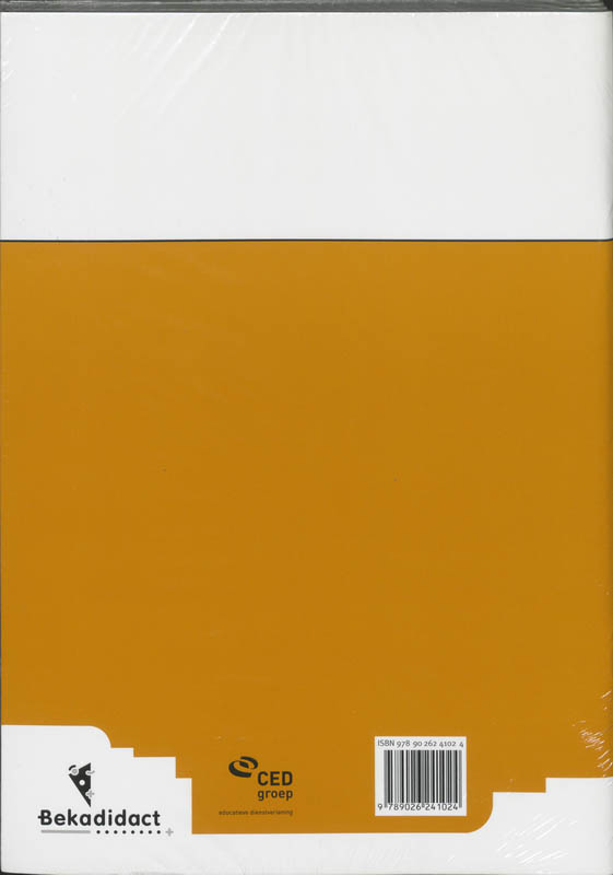 Achterkant van Werkboek