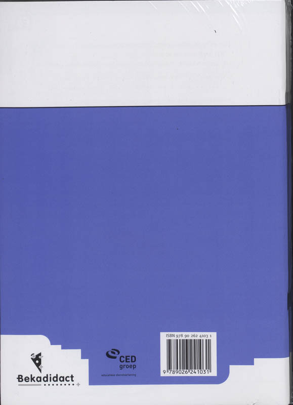 Achterkant van Werkboek