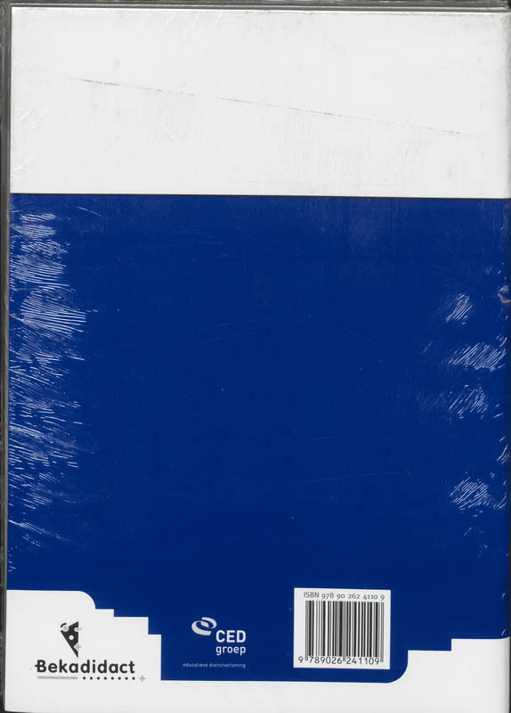 Achterkant van Werkboek D