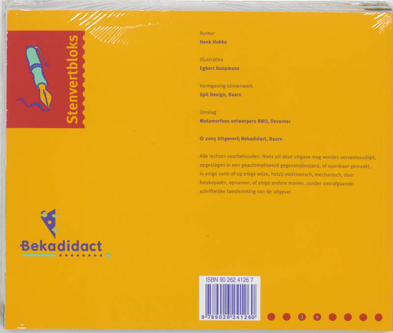 Achterkant van Werkboek
