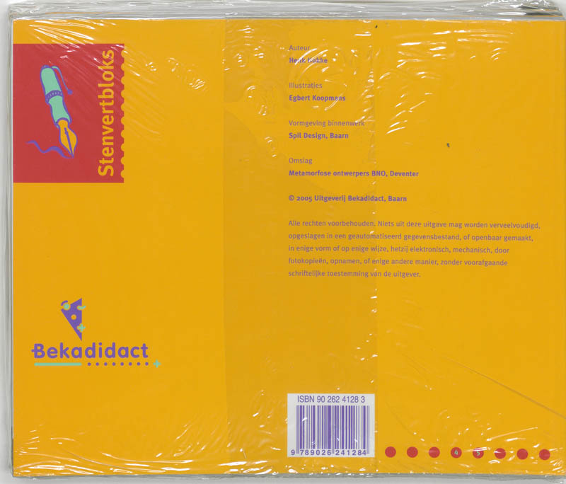 Achterkant van Werkboek