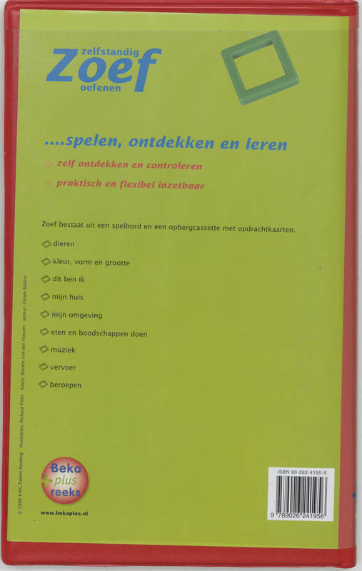 Achterkant van Feesten Groep 1-2