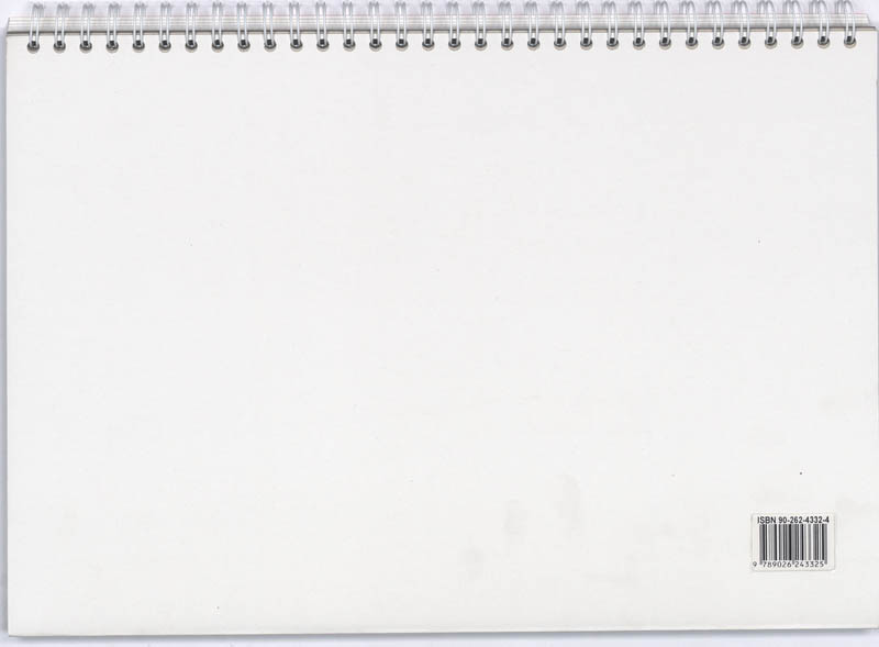 Achterkant van Platenboek
