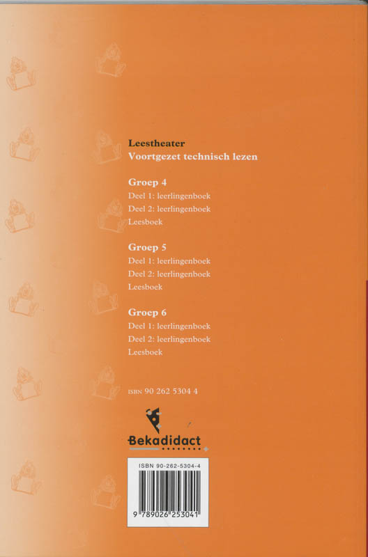 Achterkant van Leesboek