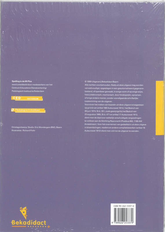 Achterkant van Werkboek 2