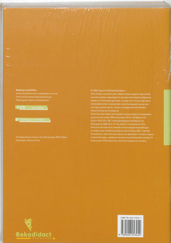 Achterkant van Werkboek basisstof