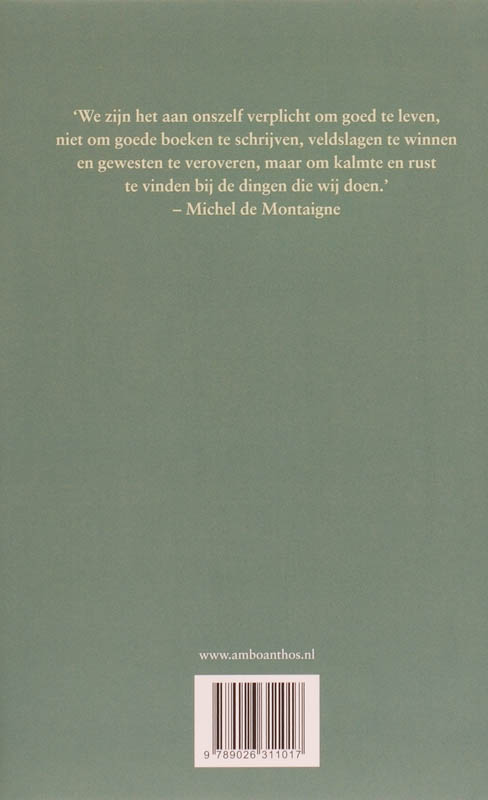 Achterkant van Tegen de onverschilligheid