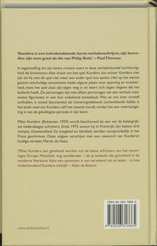 Achterkant van Lachwekkende liefdes