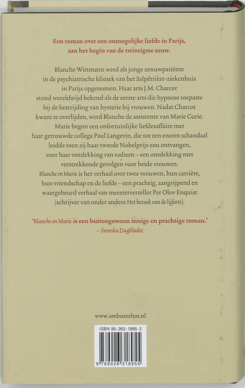 Achterkant van Blanche en Marie