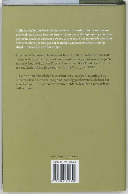 Achterkant van Op reis met Yvonne Keuls