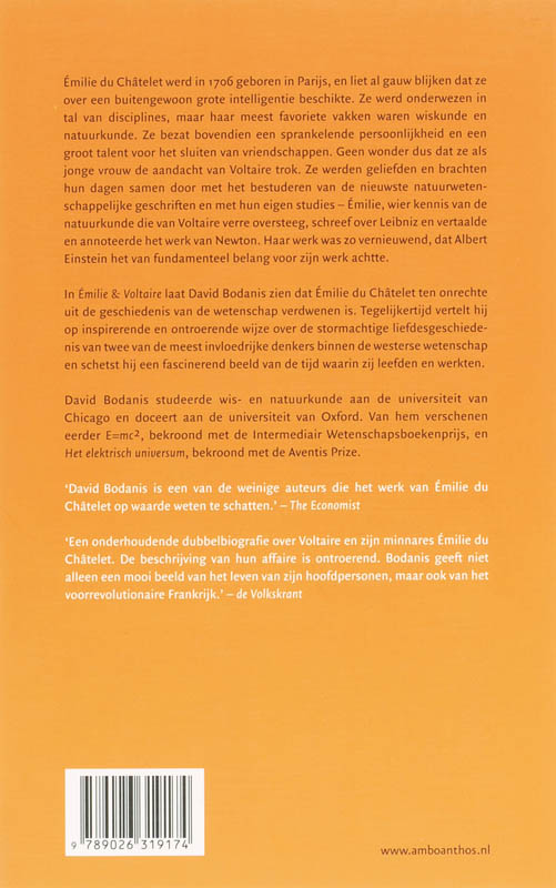 Achterkant van Emilie en Voltaire