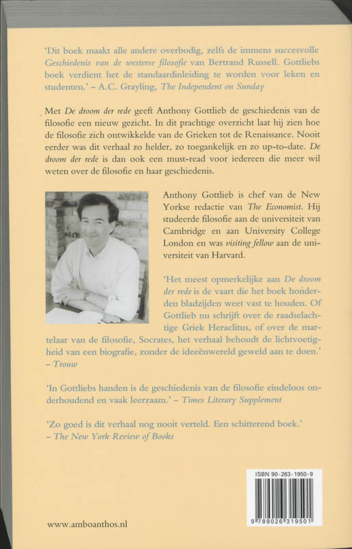 Achterkant van De droom der rede