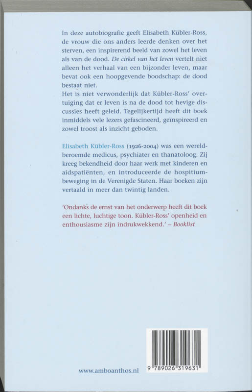 Achterkant van De cirkel van het leven