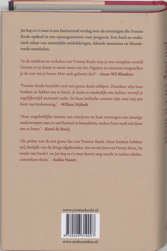 Achterkant van Jan Rap en z'n maat