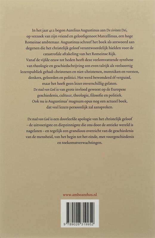 Achterkant van De stad van God