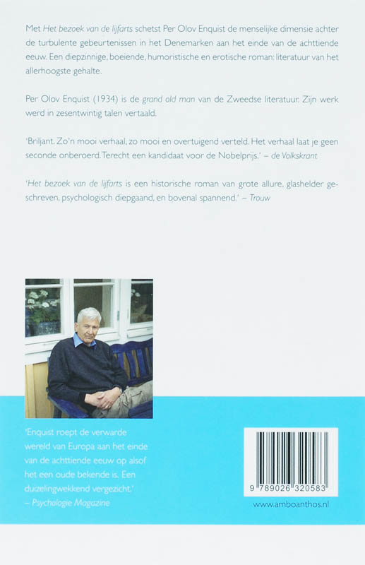 Achterkant van Het bezoek van de lijfarts