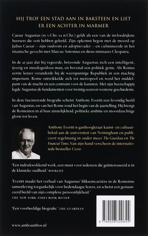 Achterkant van Augustus