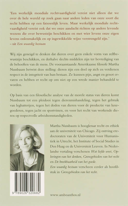 Achterkant van Een waardig bestaan