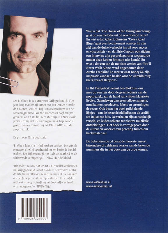 Achterkant van Het plaatjesboek