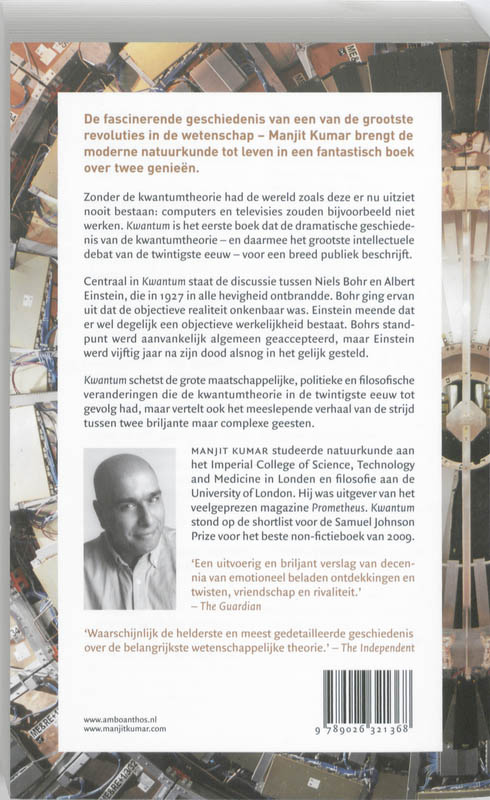 Achterkant van Kwantum