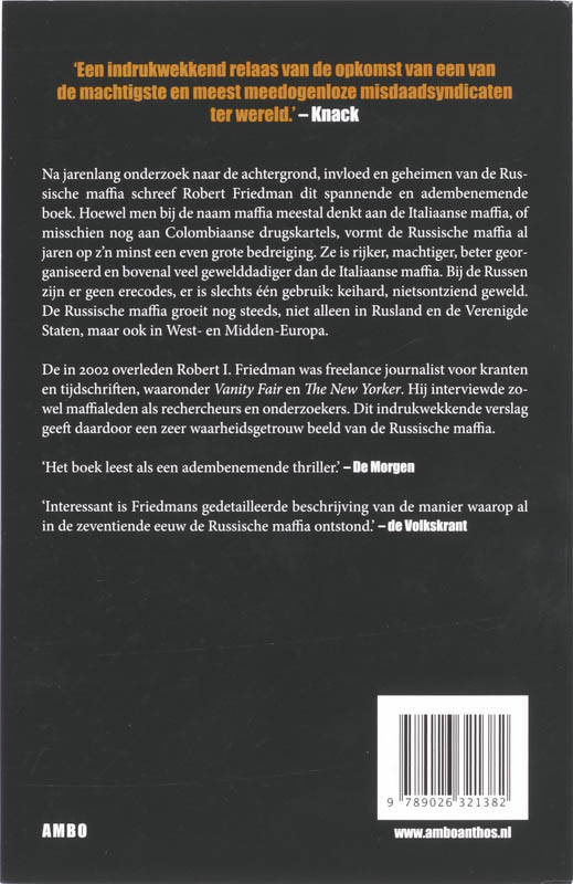 Achterkant van Russische maffia