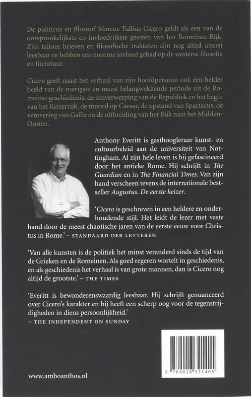 Achterkant van Cicero
