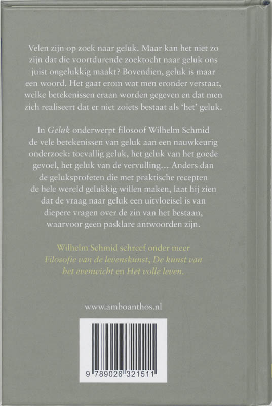 Achterkant van Geluk