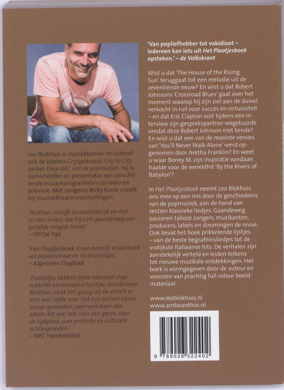 Achterkant van Het plaatjesboek